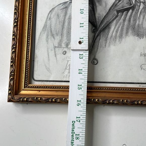 Elvis Presley Pencil Sketch by Dale Adkins Framed Wall Art Decor Print Sketch - Picture 7 of 9